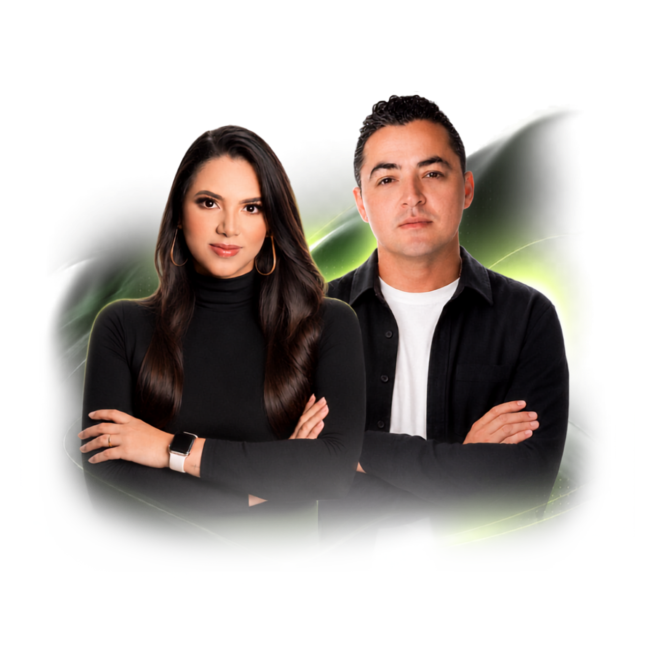 Talabi e Renata, sócios da Mangue Marketing